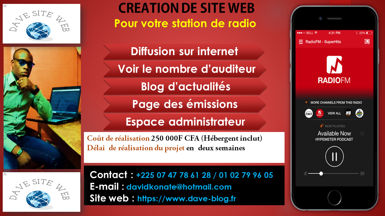 CREATION DE SITE WEB